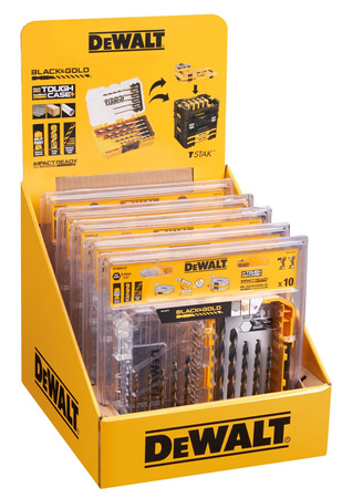 DeWALT DT20620 ZESTAW WIERTEŁ DO METALU HEX 10 SZT