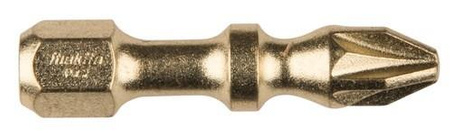 MAKITA B-42226 2 x BIT PZ2 30mm IMPACT GOLD