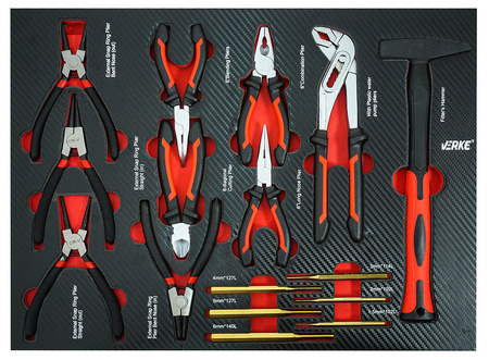 VERKE V33108 SZAFKA NARZĘDZIOWA 7 SZUFLAD+ 298 NARZĘDZI