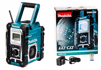 MAKITA DMR108 Radio Budowlane bluetooth + zasilacz