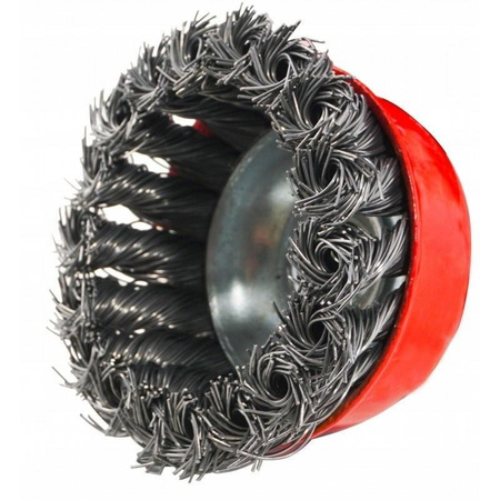 VERKE V05251 SZCZOTKA CZOŁOWA PLECIONA 3” 78MM M14