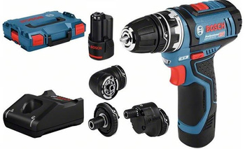 BOSCH GSR 12V-15 FC WKRĘTARKA 5w1 2x2,0Ah +WALIZKA