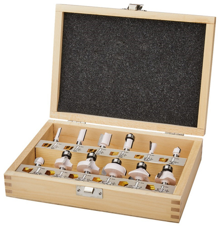 MAKITA D-53556 TRZPIEŃ 8 MM - 12SZT ZESTAW FREZÓW