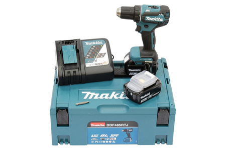 MAKITA DDF485RTJ WKRĘTARKA BEZSZCZOTKOWA 18V 2X5AH