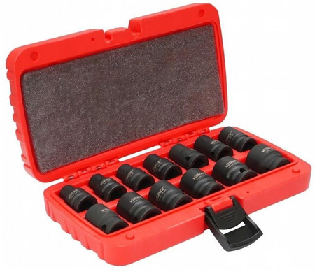VERKE V39460 NASADKI UDAROWE KRÓTKIE 1/2″ 13 EL 10-24 mm