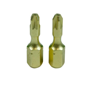 MAKITA B-62343 2 x BIT PZ2 25mm IMPACT GOLD