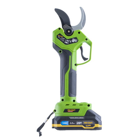 PROCRAFT ES32LI SEKATOR AKUMULATOROWY BEZSZCZOTKOWY 1X2.0AH 20V