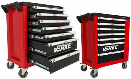 VERKE V33101 SZAFKA NARZĘDZIOWA 7+1 SZUFLAD V33101 PROFI