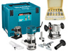MAKITA RT0702CX2J FREZARKO-WYCINARKA 710W MAKPAC + FREZY 12SZT