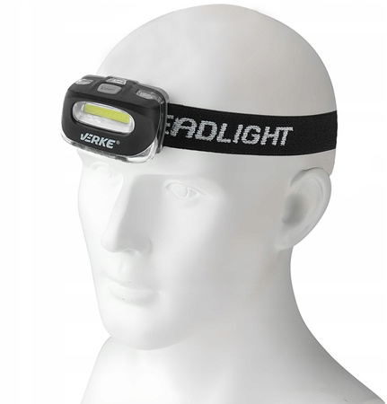 VERKE V87506 LATARKA CZOŁOWA LAMPKA CZOŁÓWKA LED COB 5W