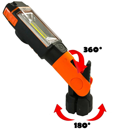 VERKE V87511 LATARKA WARSZTATOWA LAMPKA POWERBANK LED COB