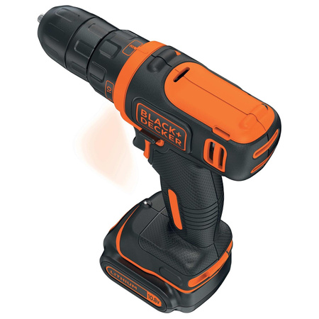BLACK DECKER BDCDD12 WIERTARKO-WKRĘTARKA + 1,5Ah