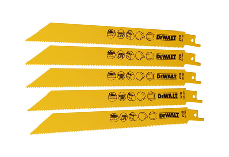DeWALT DT2353 Brzeszczoty bimetalowe 203mm - 5pc