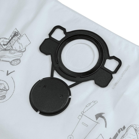 MAKITA VC4210M ODKURZACZ 1200W + WORKI FLIZELINOWE 5 szt. W107418353