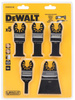 DeWALT DT20732 ZESTAW BRZESZCZOTÓW MULTI-TOOL 5szt