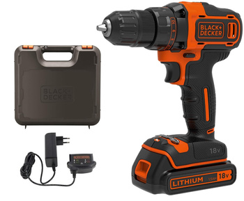 BLACK DECKER BDCDD186KB WKRĘTARKA 18V 40Nm + 1,5A