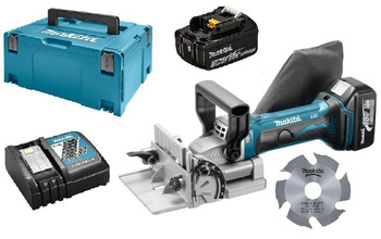 MAKITA DPJ180RFJ AKU FREZARKA LAMELOWNICA 2x3,0Ah MAKPAC