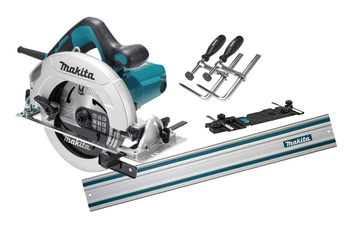 MAKITA HS7611 RĘCZNA PILARKA TARCZOWA 190 mm 1600W + ADAPTER + SZYNA 1,5M + ŚCISKI