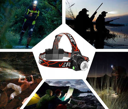 VERKE V87507 LATARKA CZOŁOWA / CZOŁÓWKA CREE LED