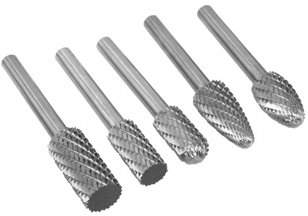 VERKE V05041 FREZY TRZPIENIOWE DO METALU HSS 10el