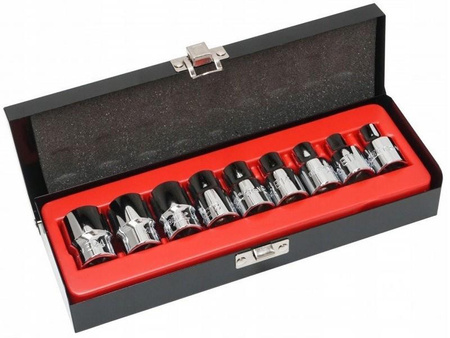 VERKE V39111 ZESTAW NASADEK TORX 1/2″ 9 EL VERKE PREMIUM LINE