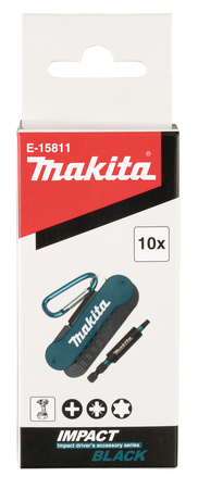 MAKITA E-15811 BITY UDAROWE 25mm IMPACT BLACK 10pc
