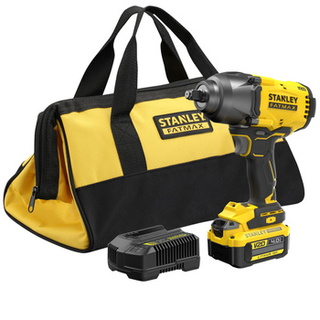 STANLEY FATMAX SFMCF940M1 KLUCZ UDAROWY 1/2" 949Nm V20 + 4Ah + ŁADOWARKA + TORBA