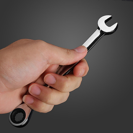 VERKE V35402 KLUCZE PŁASKIE PŁASKO OCZKOWE Z GRZECHOTKĄ