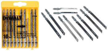 DeWALT DT2290 ZESTAW BRZESZCZOTÓW DO DREWNA 10 szt