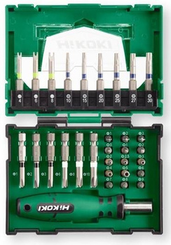 HiKOKI HITACHI Zestaw bitów PZ PH BOX II 31 szt.