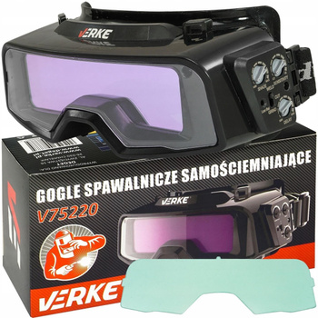 VERKE V75220 GOGLE OKULARY SPAWALNICZE SAMOŚCIEMNIAJĄCE