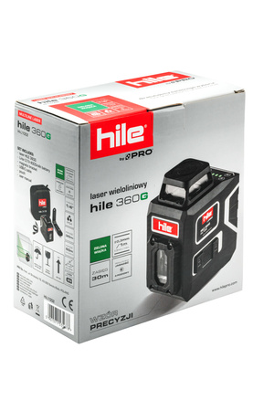 PRO HI-L1002 Laser płaszczyznowy Hile 360G (zielona wiązka)