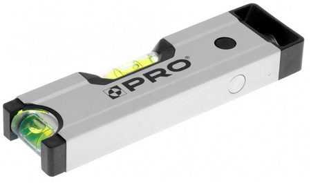 PRO POZIOMNICA ANODA Z MAGNESEM POZIOM/PION 17CM