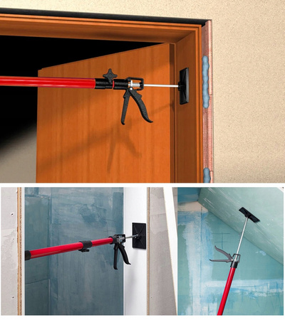 VERKE V86588 PODNOŚNIK PODPORA SUFITOWA TELESKOPOWA ROZPIERAK DO PŁYT GK 30 KG 50-115 CM