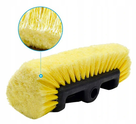 VERKE V08211 SZCZOTKA TELESKOPOWA MYCIA AUTA SAMOCHODU PANELI FOTOWOLTAICZNYCH + ZAWÓR