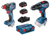 BOSCH GSR 18V-50 WKRĘTARKA GDX 18V-200 KLUCZ 2x4Ah