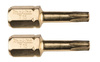 MAKITA B-28400 2 x BIT TORX T15 25mm IMPACT GOLD