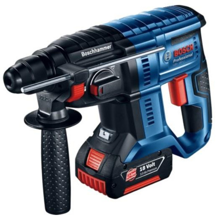 BOSCH GBH 180-Li MŁOTOWIERTARKA 18V 1x4Ah + WIERTŁA 5PC