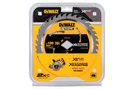 DeWALT DT40271 TARCZA PILARSKA EXTREME 190mm 36T DO DCS577