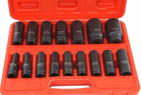 VERKE V39462 ZESTAW NASADEK UDAROWYCH 1/2" 10-32mm