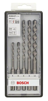 BOSCH Zestaw wierteł SDS PLUS-7 ROBUST 5-10mm 5szt