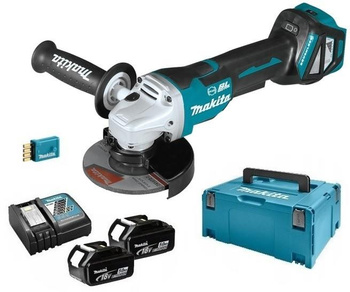 MAKITA DGA518RTJU SZLIFIERKA KĄTOWA 125mm +2x5,0Ah
