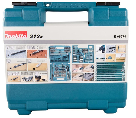 BOSCH GSR 18V-50 WKRĘTARKA bezszczotkowa 18V + MAKITA 212 SZT