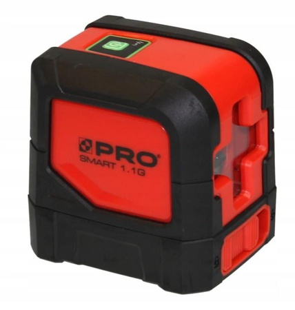 PRO Laser Krzyżowy ZIELONY SMART 1.1G + UCHWYT + STATYW