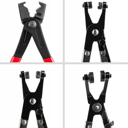 VERKE V86270 SZCZYPCE DO OPASEK ZACISKOWYCH - 9 el