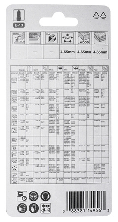 MAKITA A-85656 BRZESZCZOTY DO WYRZYNAREK 105MM DO CIĘCIA DREWNA 5SZT.