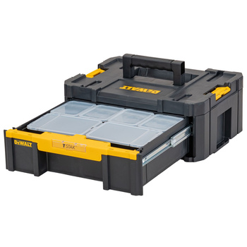 DEWALT DWST1-70705 SKRZYNIA NARZĘDZIOWA TSTAK III Z SZUFLADĄ I 6 POJEMNIKAMI, 9,5L