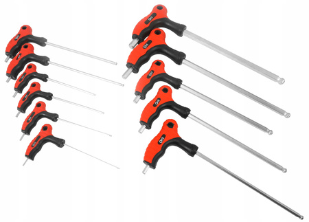 VERKE V86435 ZESTAW WKRĘTAKÓW IMBUSOWYCH "T" 11 el