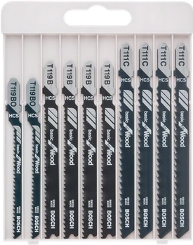 BOSCH ZESTAW BRZESZCZOTÓW DO WYRZYNAREK 10 SZT.