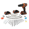 BLACK DECKER BDCHD181B3A WKRĘTARKA 3x1,5Ah OSPRZĘT